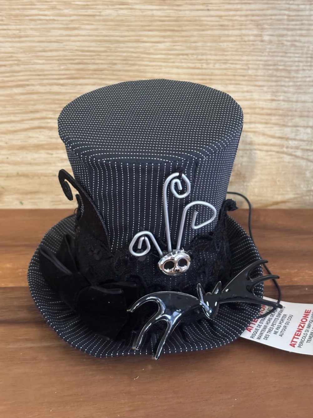 DISNEY - NIGHTMARE BEFORE CHRISTMAS - JACK SKELLINGTON MINI TOP HAT